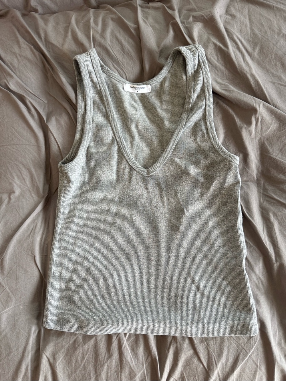 perfectwhitetee V-Neck Tank